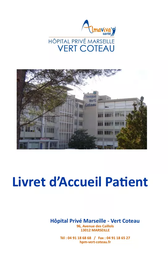 Livret d’accueil patient
